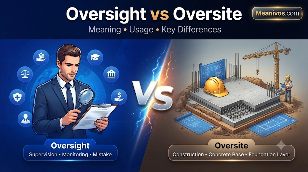 Oversight vs Oversite