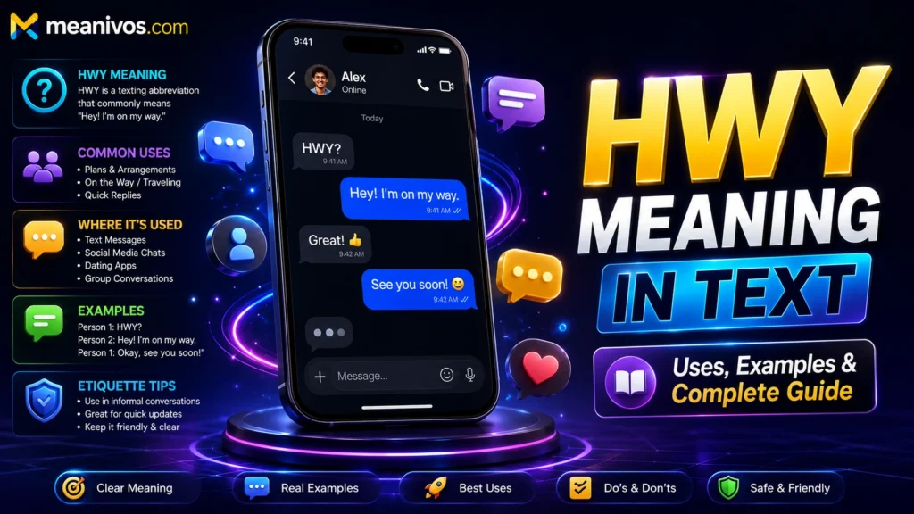HWY Meaning in Text
