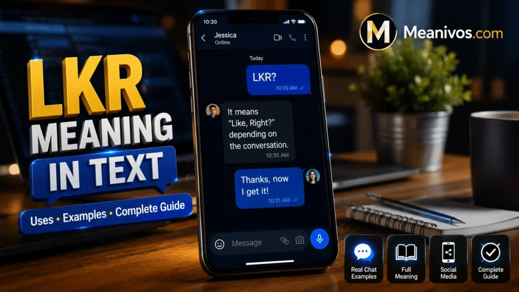 LKR Meaning in Text