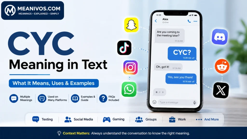 CYC Meaning in Text