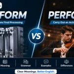 Preform vs Perform