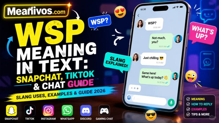 WSP Meaning in Text