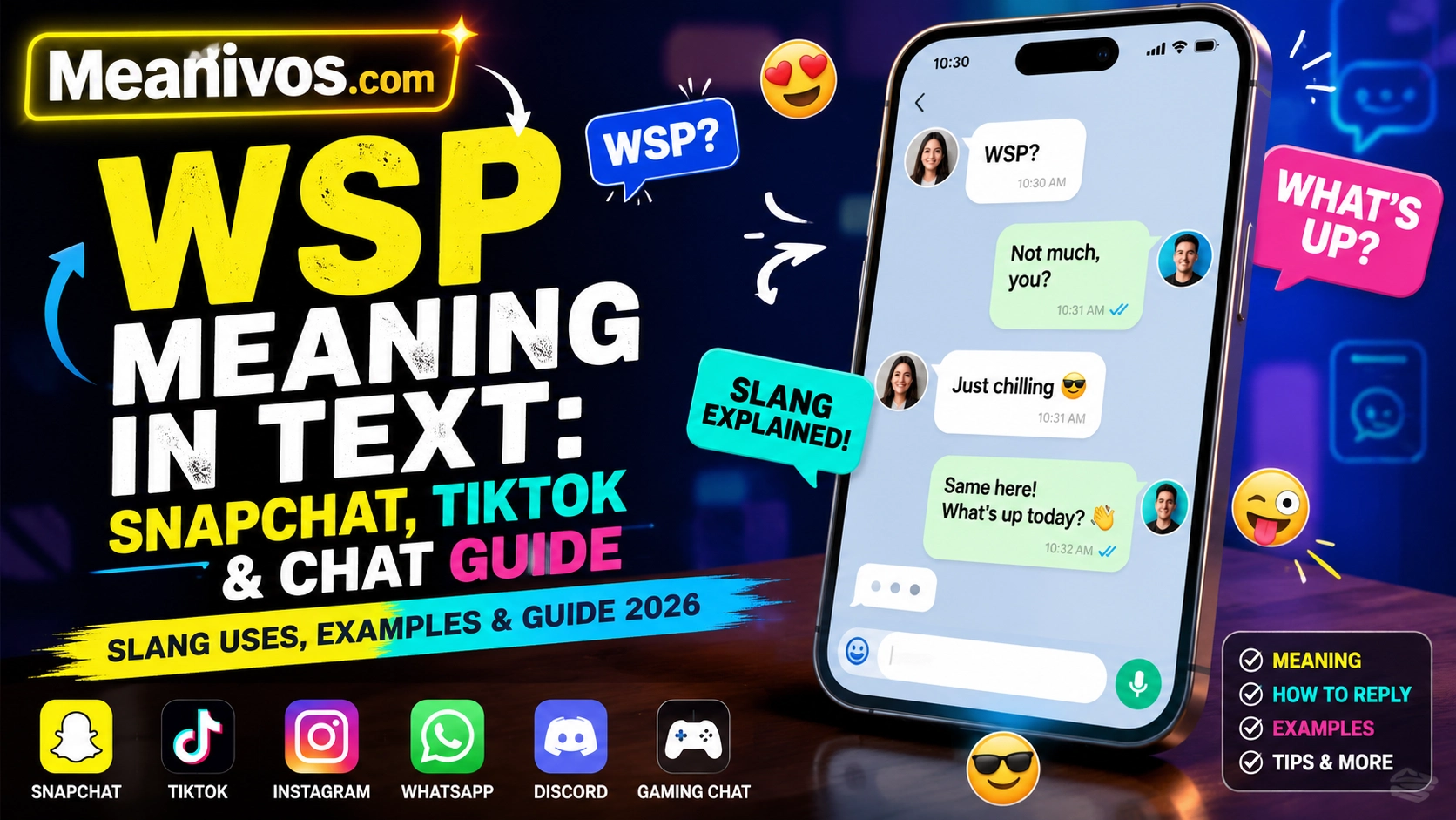 WSP Meaning in Text