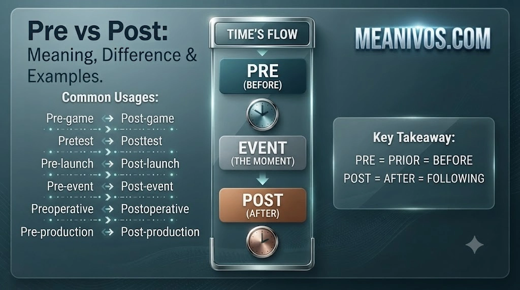 Pre vs Post
