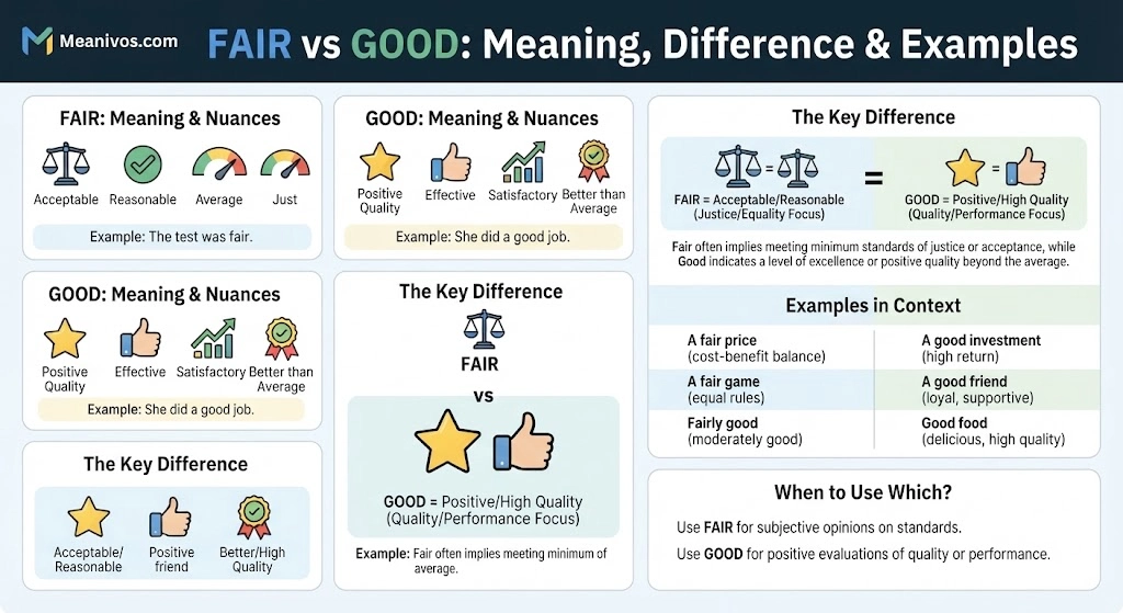 Fair vs Good