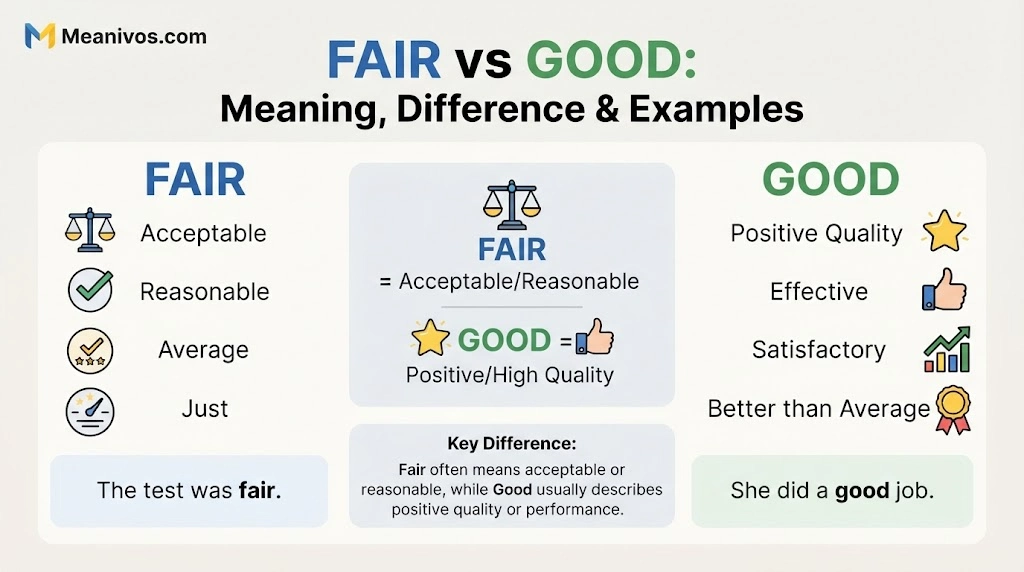 Fair vs Good