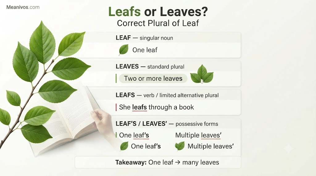 Leafs or Leaves