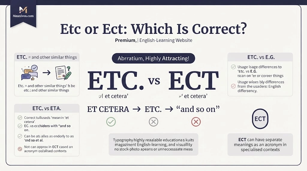 Etc or Ect