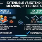 Extensible vs Extendible