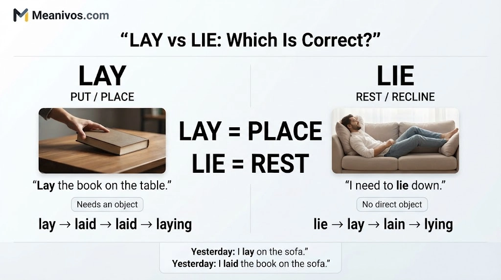 Lay vs Lie