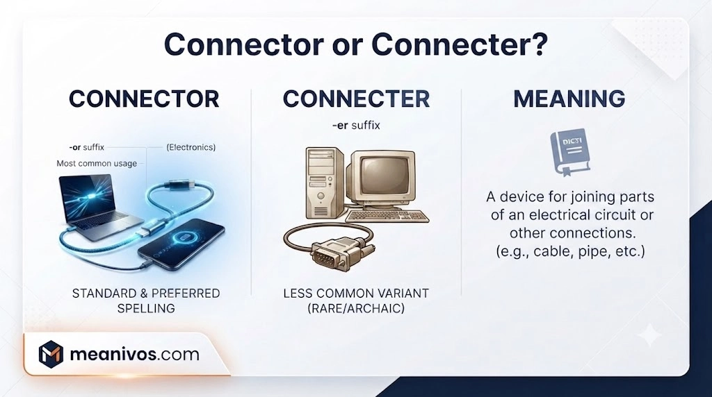 Connector or Connecter