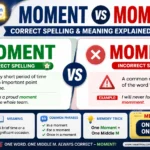 Moment vs Momment