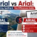 Aerial vs Arial