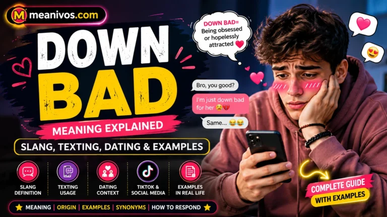 Down Bad Meaning