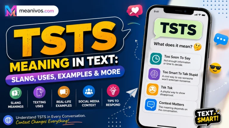 TSTS Meaning in Text