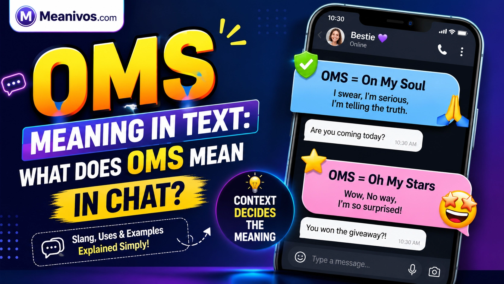OMS Meaning in Text