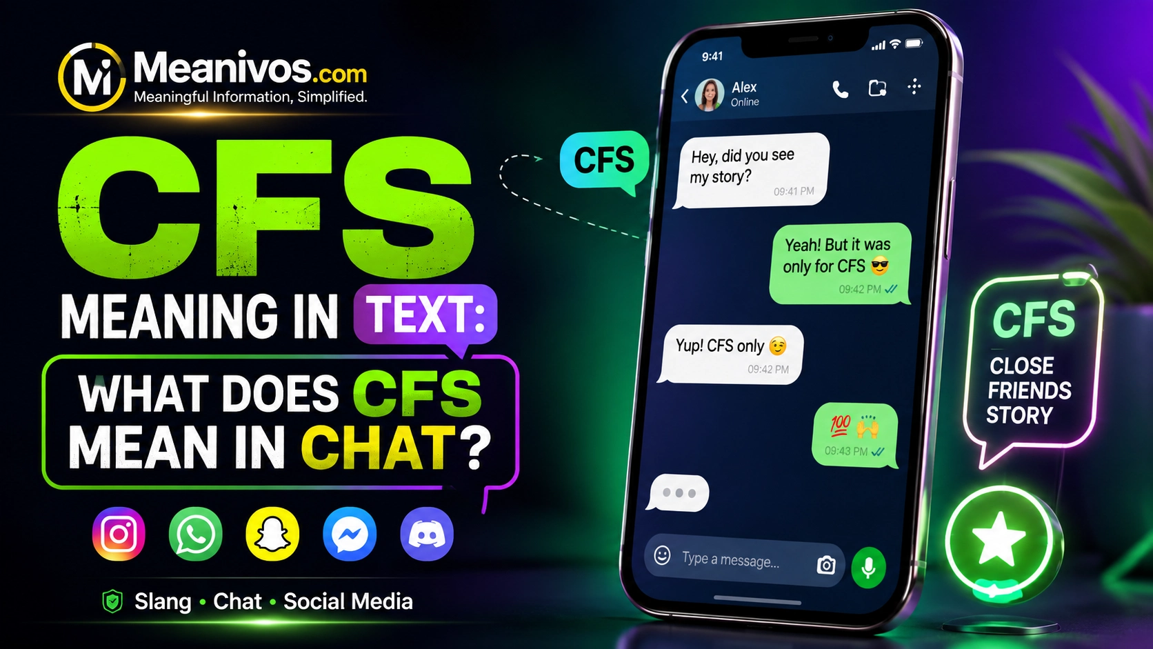 CFS Meaning in Text