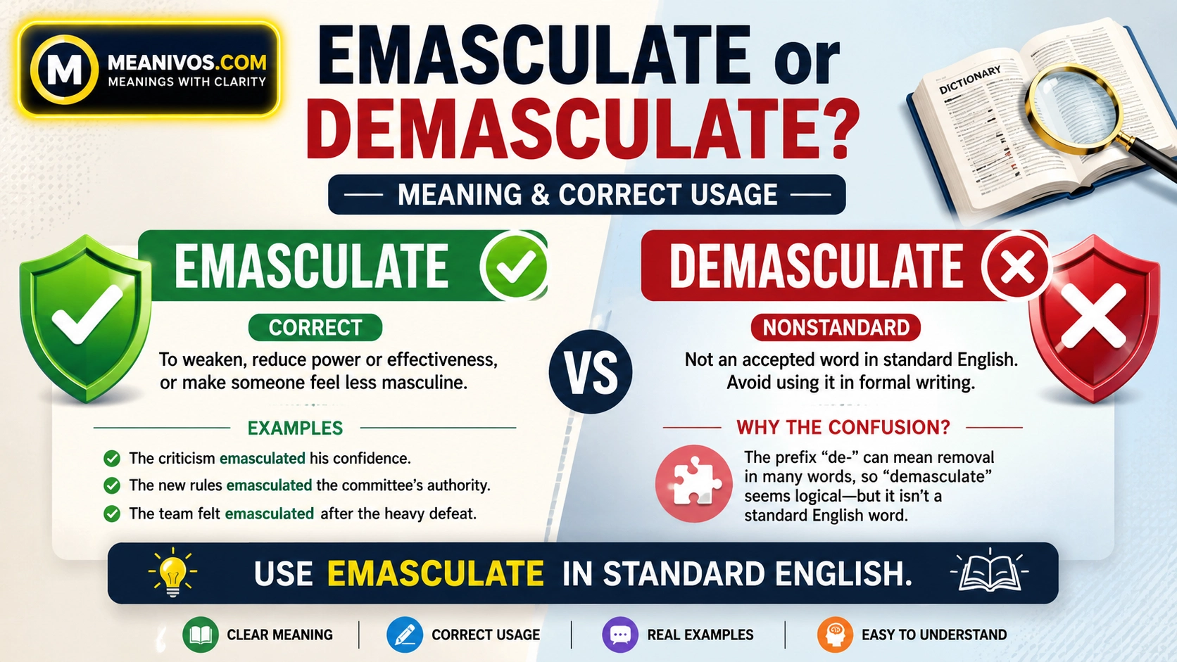 Emasculate or Demasculate