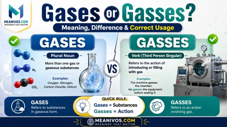 Gases or Gasses