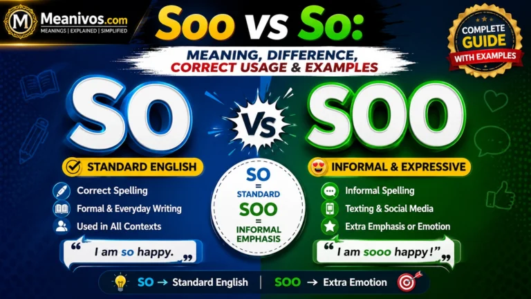 Soo vs So