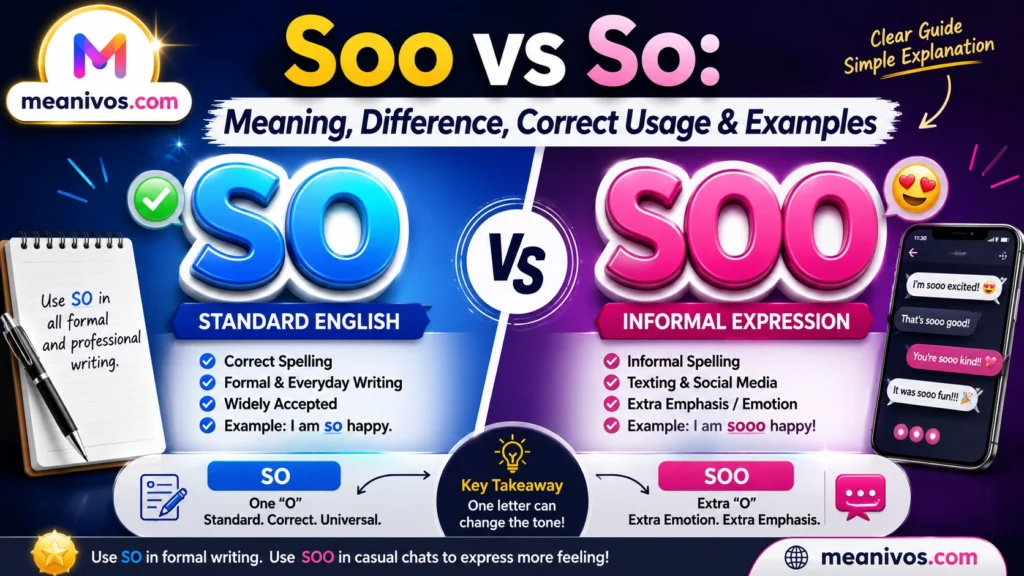 Soo vs So