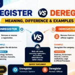 Unregister vs Deregister