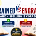 Ingrained or Engrained