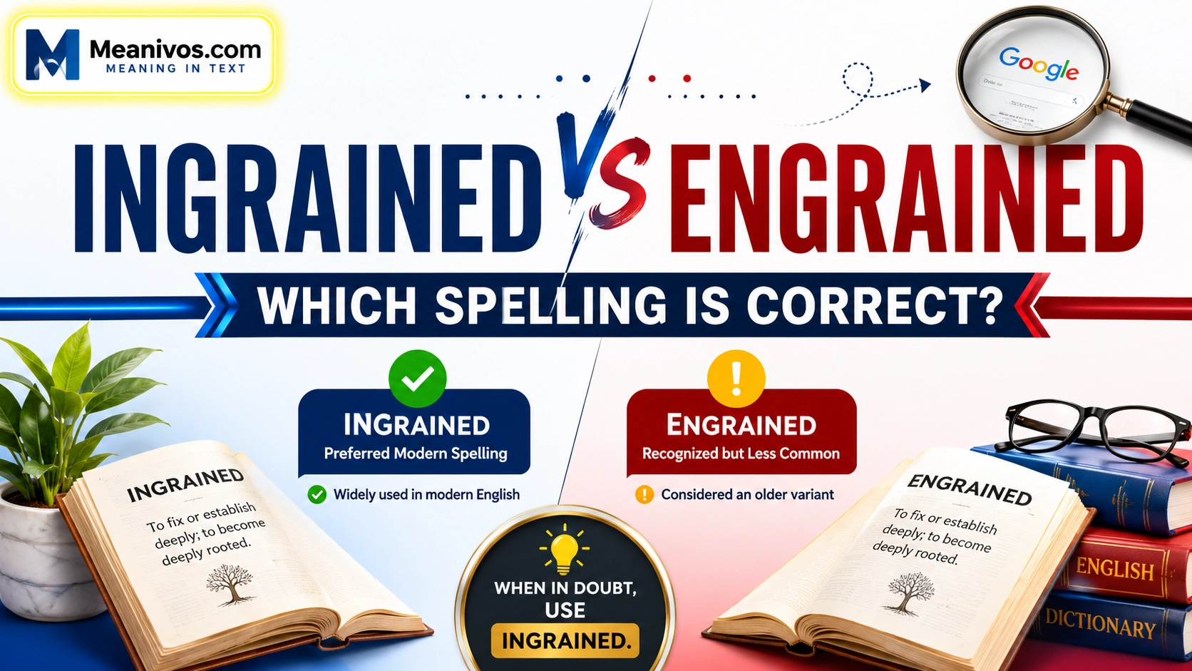 Ingrained or Engrained