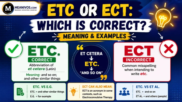 Etc or Ect
