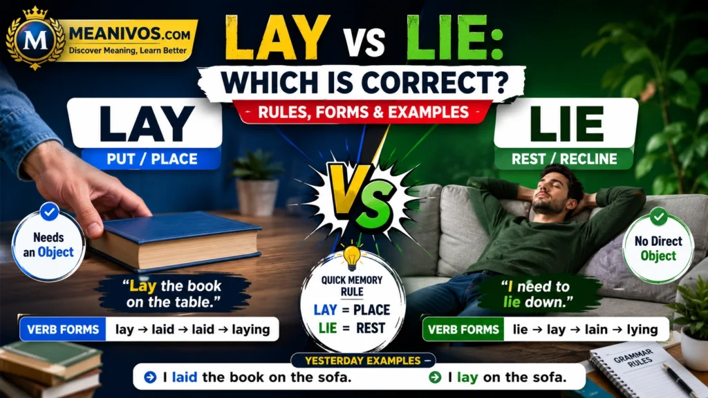 Lay vs Lie