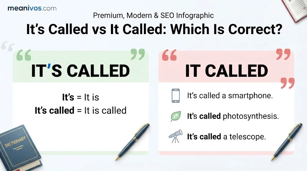 Its Called vs It Called