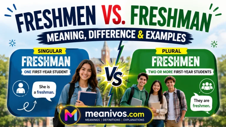 Freshmen vs. Freshman