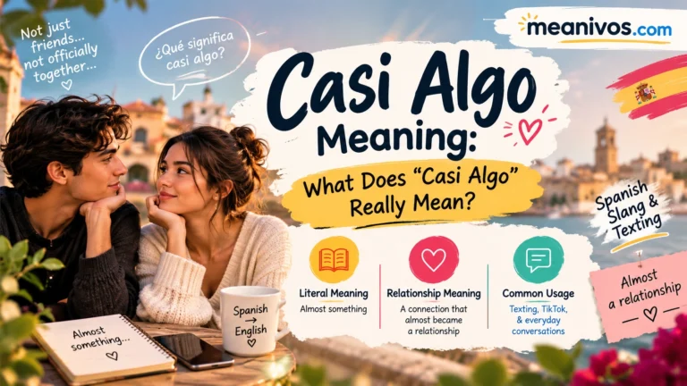 Casi Algo Meaning