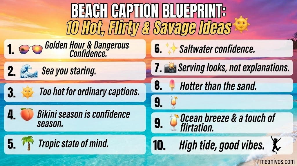 Sexy Beach Captions