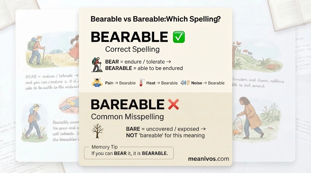 Bearable vs Bareable